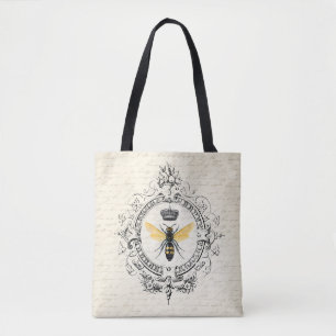 Tote Bag Reine des abeilles française VINTAGE MODERNE