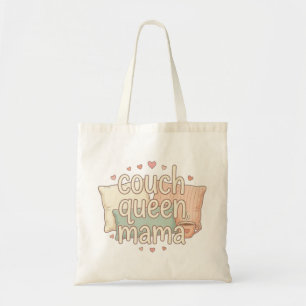 Tote Bag Reine du Canapé Maman Joli Design Cosy