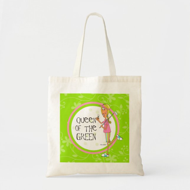 Tote Bag Reine du vert (Devant)