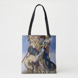 Tote Bag Reine Maeve Princesse Guerrière Art Fantastique
