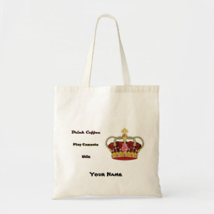 Tote Bag Reine personnalisée de canasta de fourre-tout
