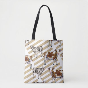 Tote Bag Reine Vache Fourrure Noire