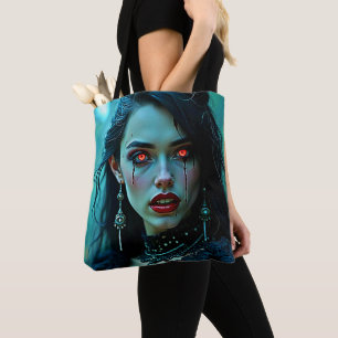 Tote Bag Reine Vampire : Art de la Ténébreuse Séduction