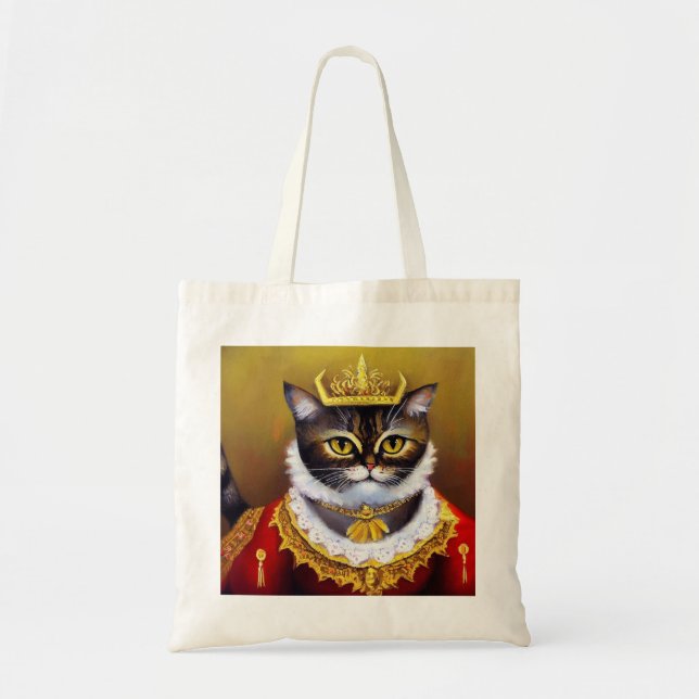 Tote Bag Reine victorienne du chat (Devant)