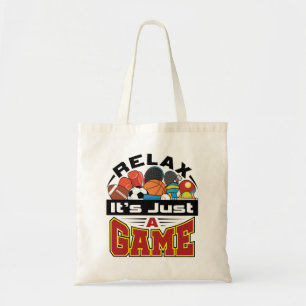 Tote Bag Relax C'est juste un jeu PE Enseignant Gym Coach