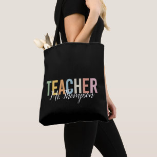 Tote Bag Remerciement de professeur personnalisé pour la re