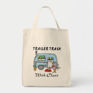 Tote Bag remorque parc déchets avec classe