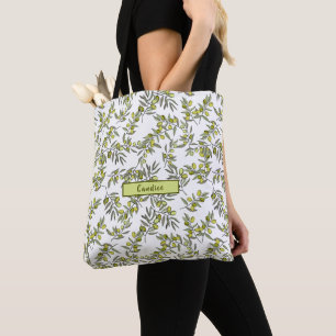 Tote Bag Remplaçant vert d'olivier