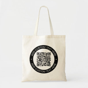 Tote Bag Remplacez par votre propre code QR téléchargé ou v