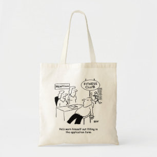 Tote Bag Remplissez le formulaire Fitness Club porte l'homm