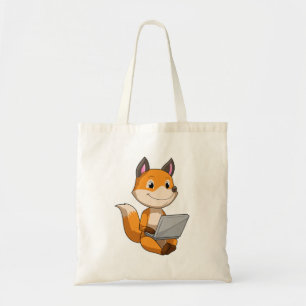 Tote Bag Renard avec ordinateur portable