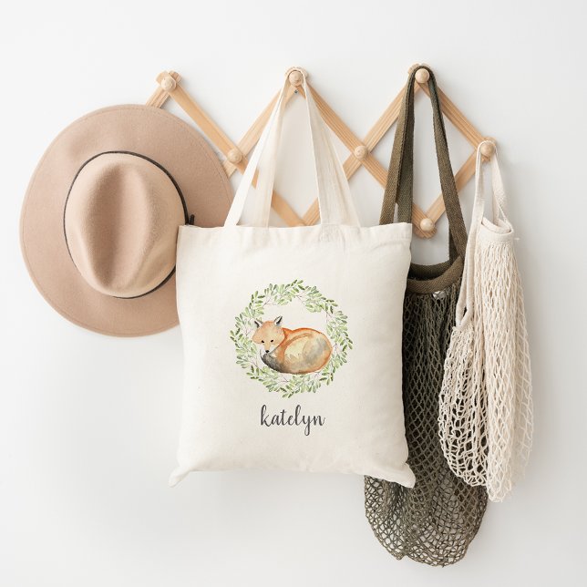Tote Bag Renard boisé personnalisé (Créateur téléchargé)