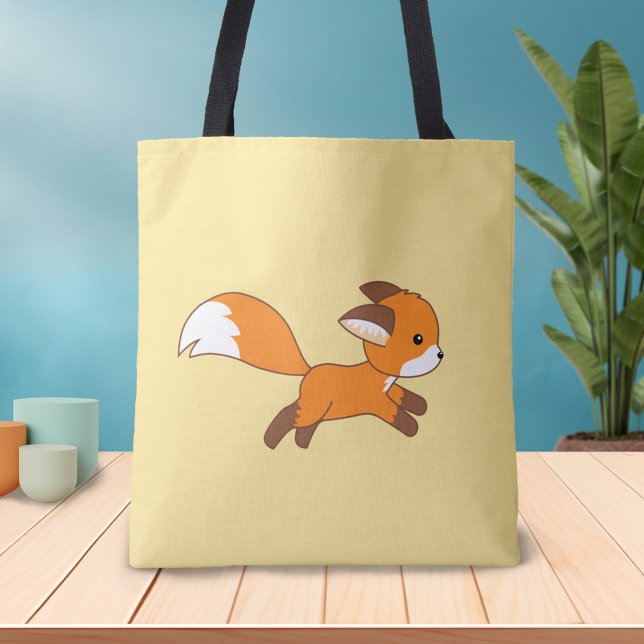 Tote Bag Renard coureur mignon (Créateur téléchargé)
