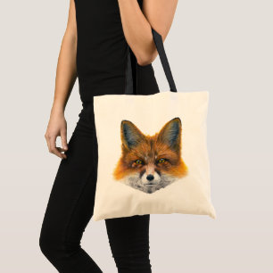 Tote Bag Renard - Peinture en acrylique