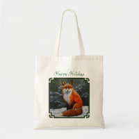 Renard rouge mignon en neige hivernale