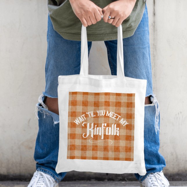 Tote Bag Rencontrez le Kinfolk Rustic Country (Great gift idea for those new redneck inlaws!)
