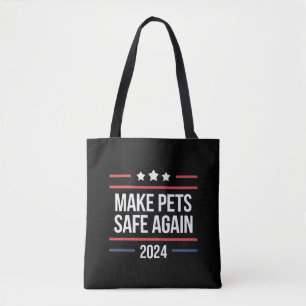 Tote Bag Rendez les animaux de compagnie à nouveau en sécur
