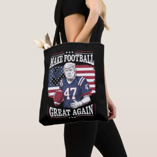 Tote Bag Rendre le football génial à nouveau drapeau améric
