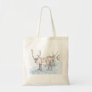 Tote Bag Renne dans la neige