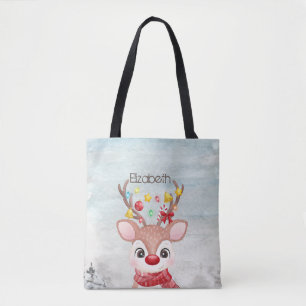 Tote Bag Rennes de Noël adorables