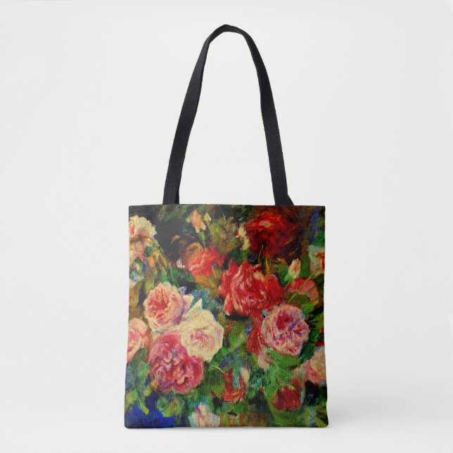 Tote Bag Renoir - Rose, célèbre peinture, (Devant)