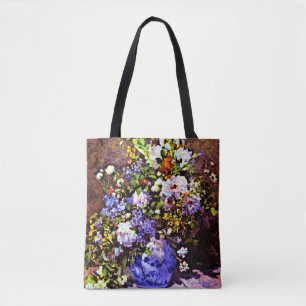 Tote Bag Renoir - Vase bleu
