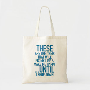 Tote Bag Réparez ma vie de commerçante