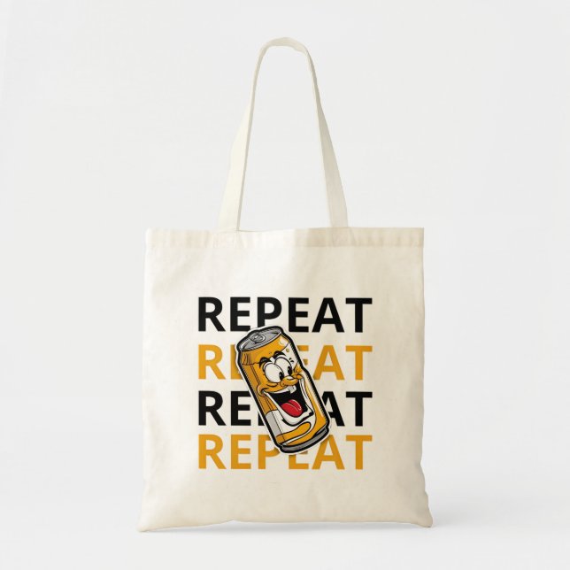 Tote Bag Répéter la bière (Devant)