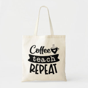 Tote Bag Répétition de l'enseignement du café