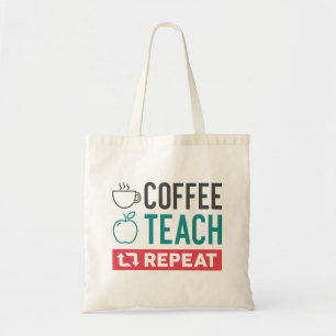 Tote Bag Répétition de l'enseignement du café