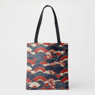 Tote Bag Répétition du Motif japonais Kimono