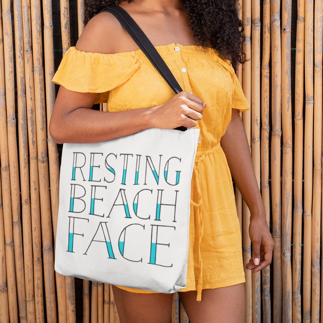 Tote Bag Repos Plage Face Été (Créateur téléchargé)