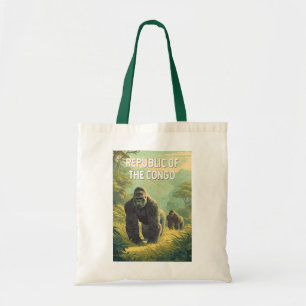 Tote Bag République du Congo Illustration Voyage Art