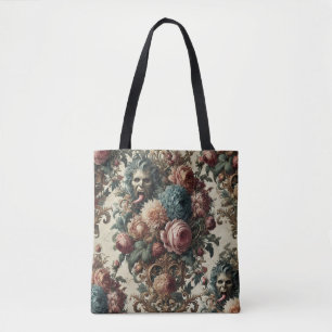 Tote Bag Requiem Rhapsody - Bête Florale baroque gothique
