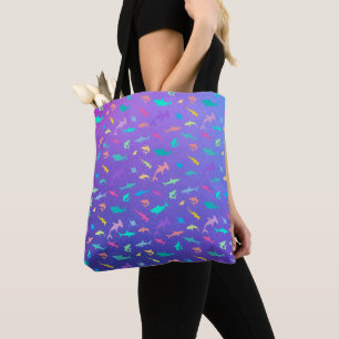Tote Bag Requin coloré sous la mer School Party