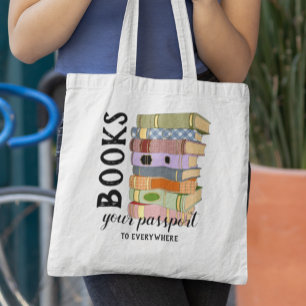 Tote Bag Réservez Votre Passeport Vers Tous Les Lieux Amate