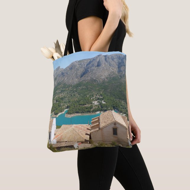 Tote Bag Réservoir Guadalest Alicante Espagne (De près)