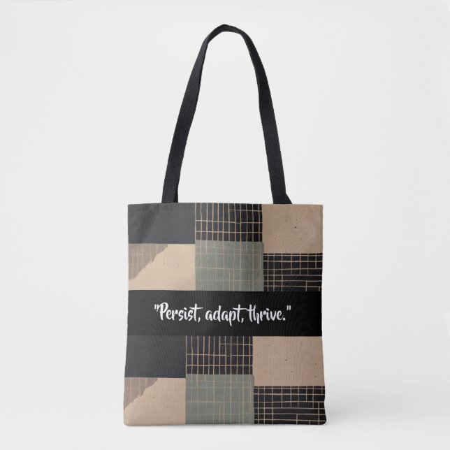 Tote Bag "Résilience fragmentée" (Devant)
