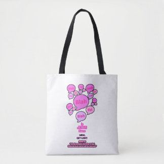 Tote Bag Résistez au diable - Rose