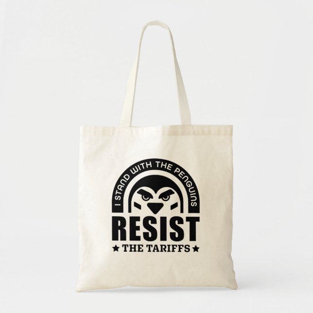 Tote Bag Résistez Au Pingouin Tarifs (Devant)
