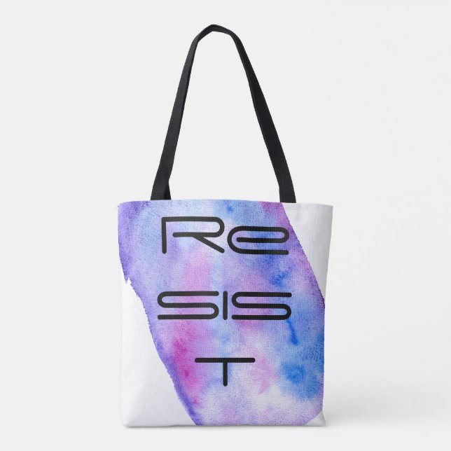 Tote Bag Résistez, mais elle a résisté à la rugosité (Dos)