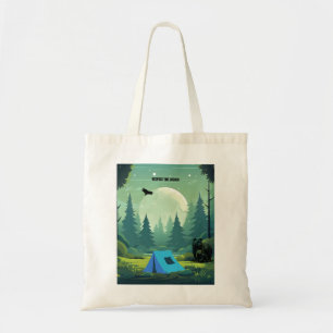 Tote Bag Respectez les locaux - Ours sauvage