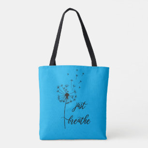 Tote Bag Respirez facilement avec les pissenlits