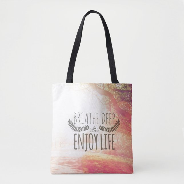 Tote Bag Respirez profondément (Devant)