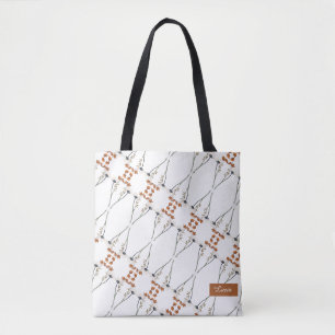 Tote Bag Ressort Grand motif floral