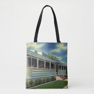 Tote Bag Restaurant Rétro Classique Vintage Pelican Diner d
