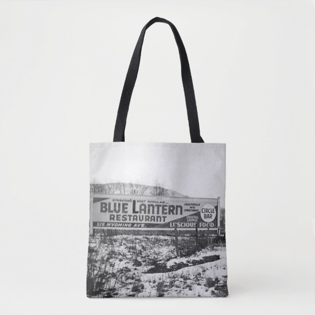 TOTE BAG RESTAURANT SCRANTON PENNSYLVANIA BLUE LANTERN (Devant)