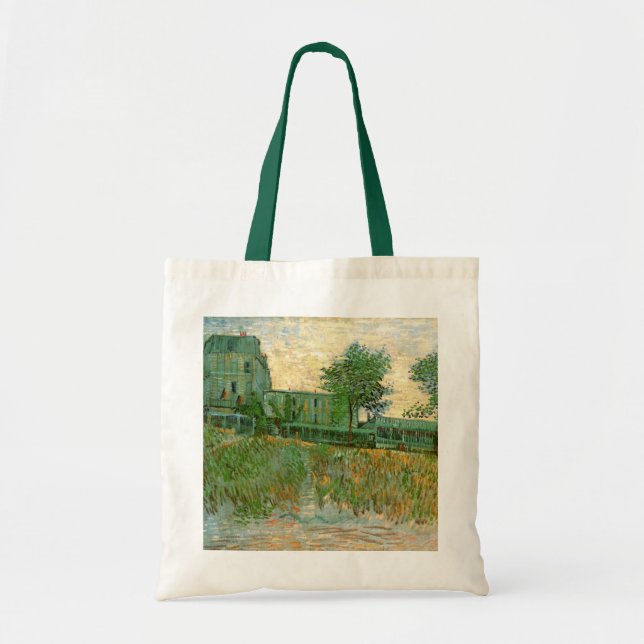 Tote Bag Restaurant Sirene, Asnières par Vincent van Gogh (Devant)