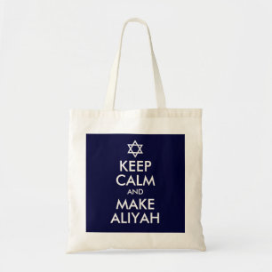 Tote Bag Restez Calme Et Faites De L'Aliyah