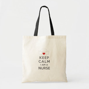 Tote Bag Restez calme Je suis infirmière